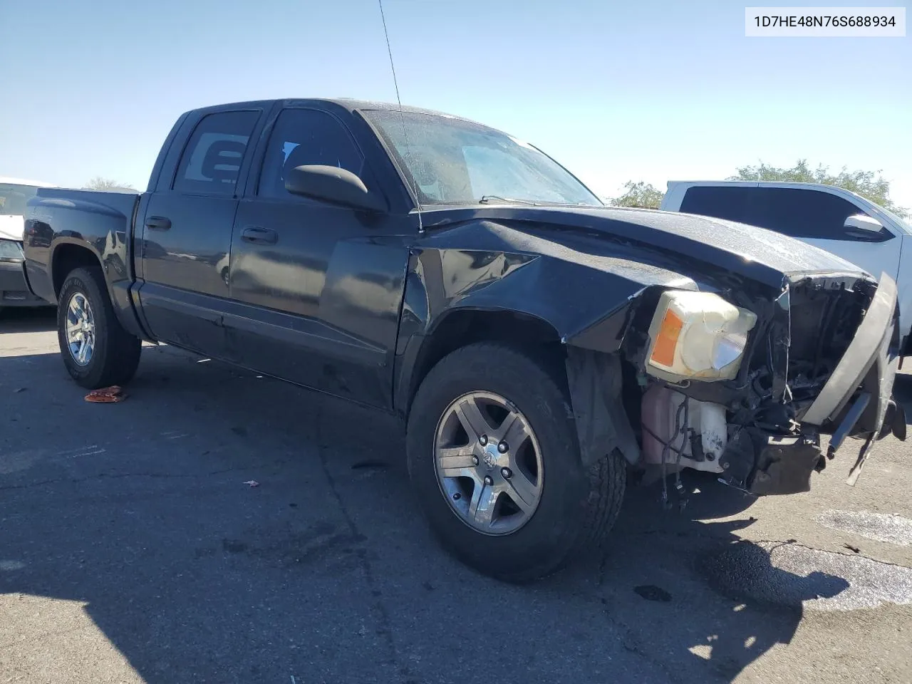 2006 Dodge Dakota Quad Slt VIN: 1D7HE48N76S688934 Lot: 75057094