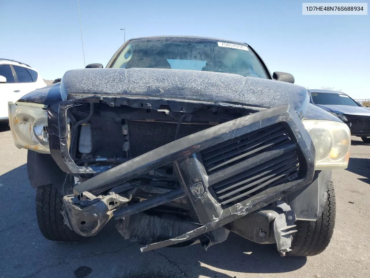 2006 Dodge Dakota Quad Slt VIN: 1D7HE48N76S688934 Lot: 75057094