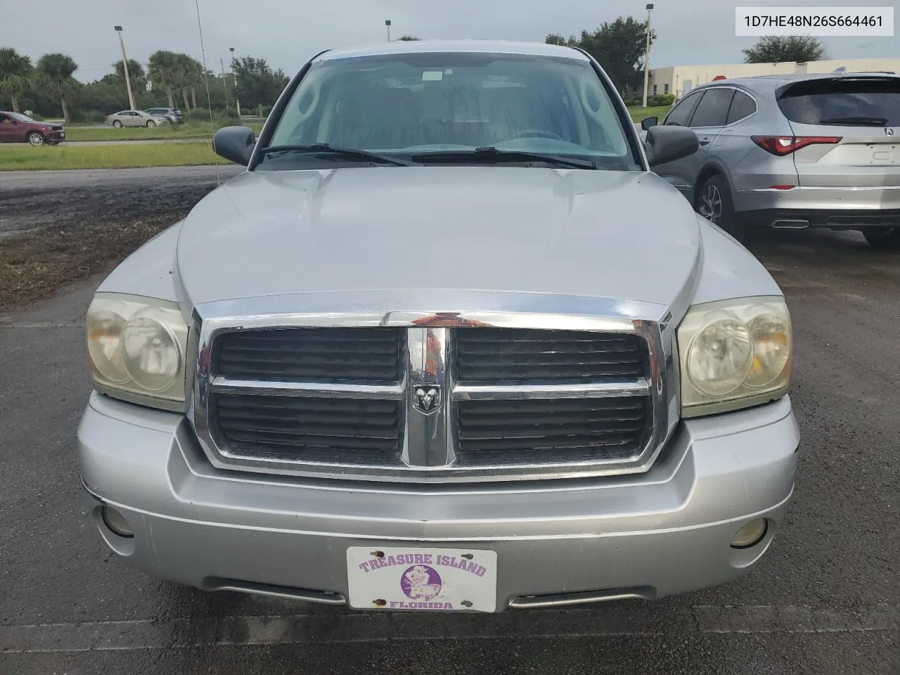 2006 Dodge Dakota Quad Slt VIN: 1D7HE48N26S664461 Lot: 75167334