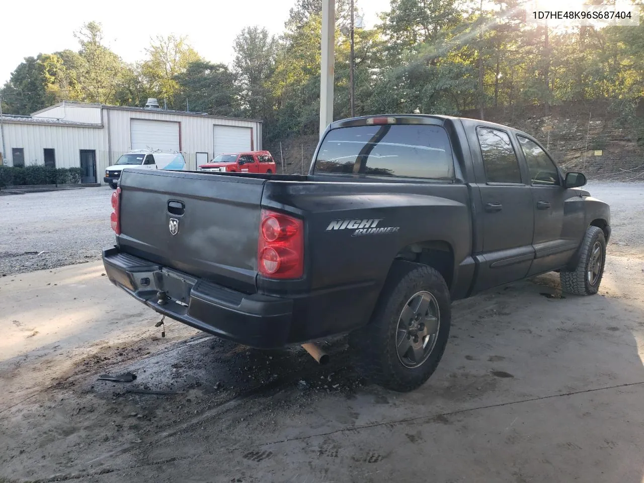 2006 Dodge Dakota Quad Slt VIN: 1D7HE48K96S687404 Lot: 75668624