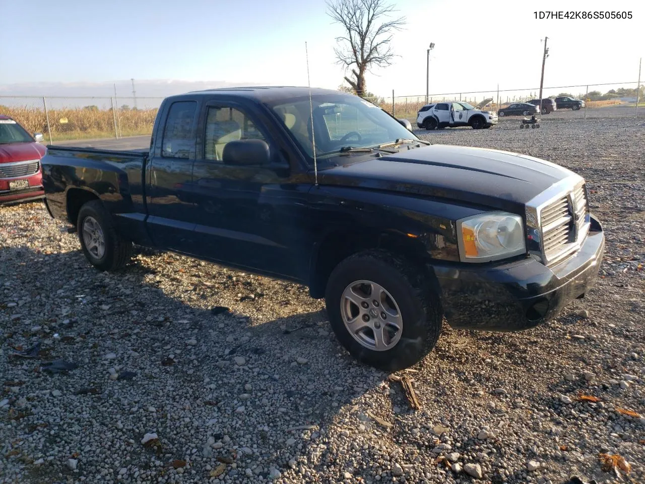 2006 Dodge Dakota Slt VIN: 1D7HE42K86S505605 Lot: 76208564