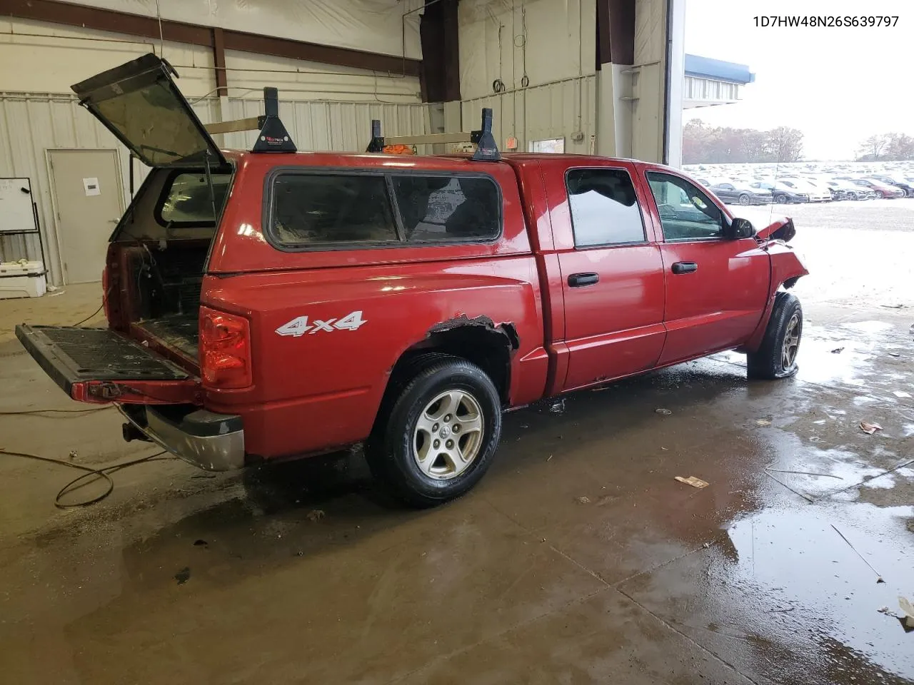 2006 Dodge Dakota Quad Slt VIN: 1D7HW48N26S639797 Lot: 77394254