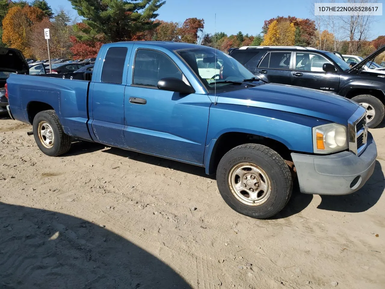 2006 Dodge Dakota St VIN: 1D7HE22N06S528617 Lot: 77404024