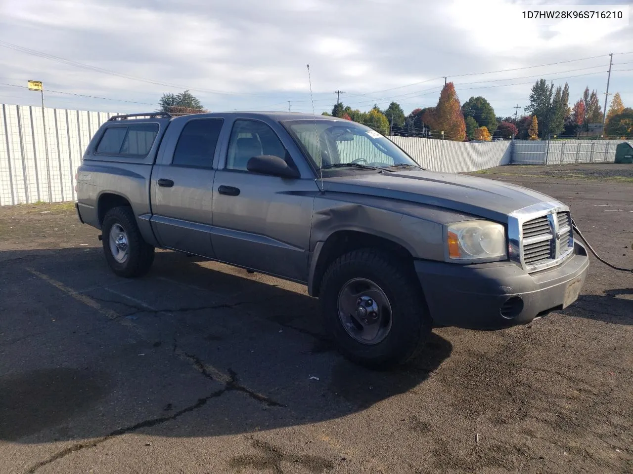 2006 Dodge Dakota Quad VIN: 1D7HW28K96S716210 Lot: 77416344