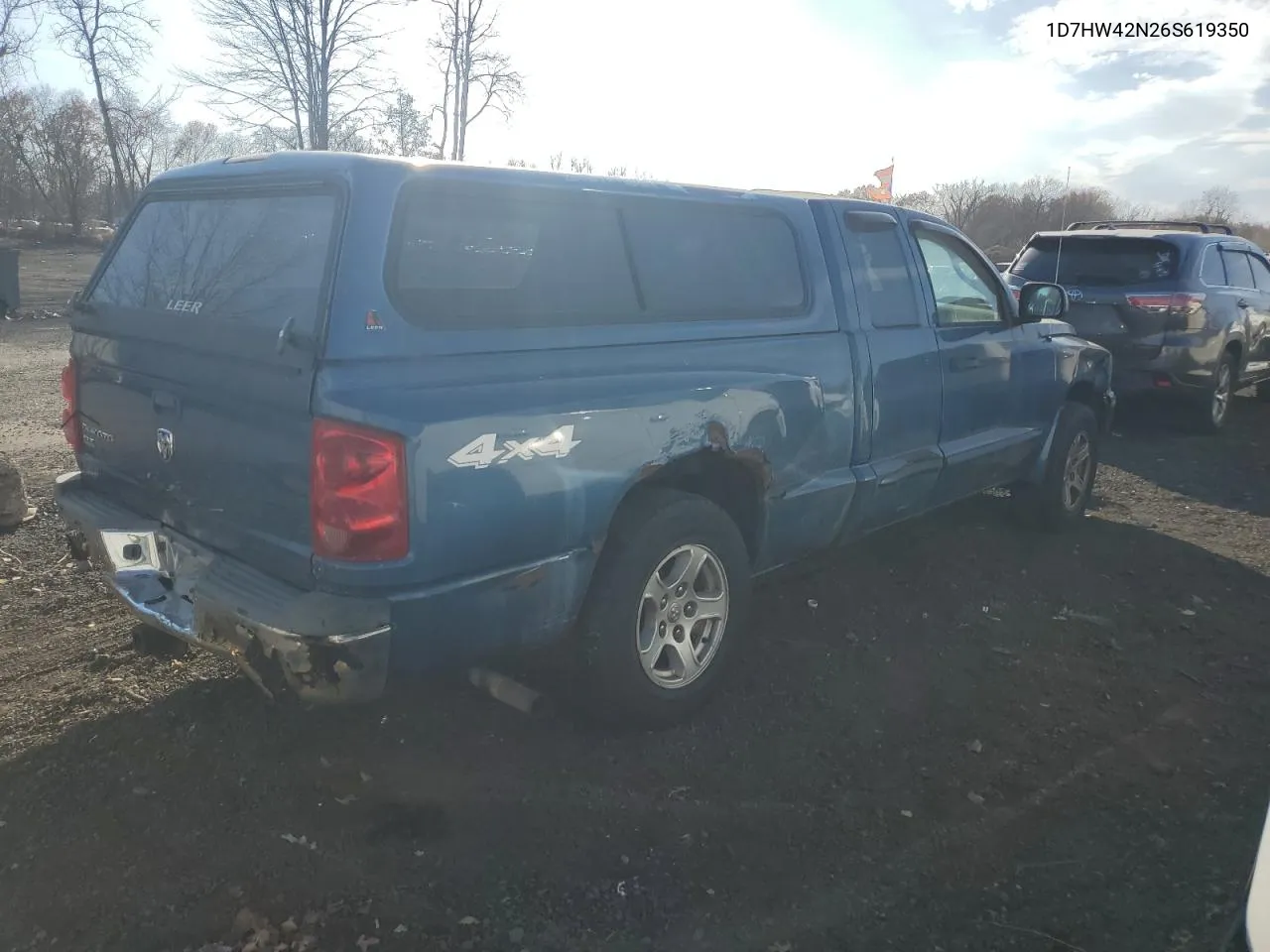 2006 Dodge Dakota Slt VIN: 1D7HW42N26S619350 Lot: 78678944