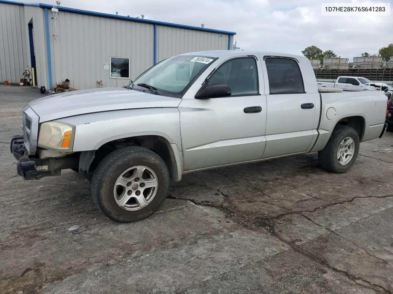 2006 Dodge Dakota Quad VIN: 1D7HE28K76S641283 Lot: 78939474