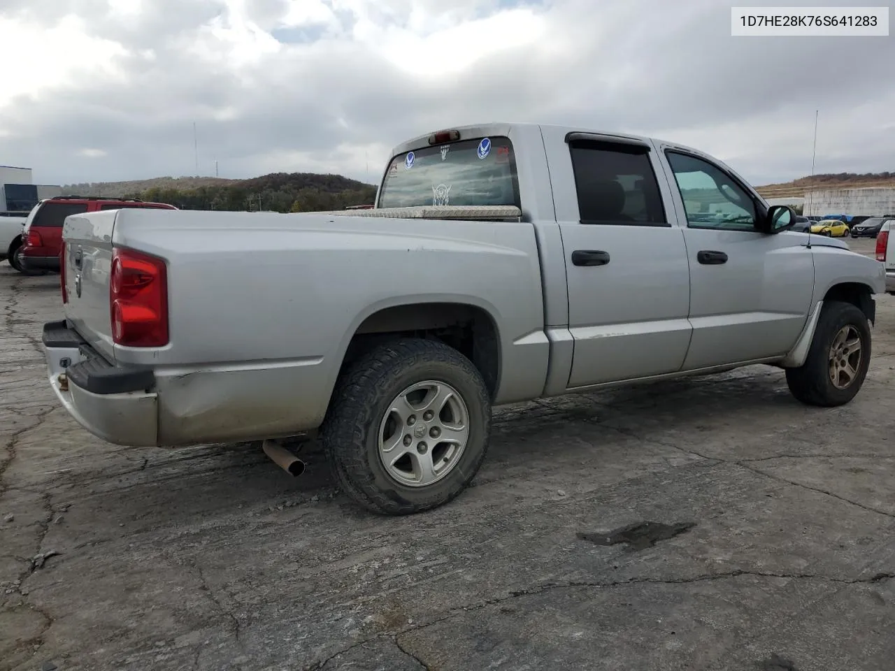 2006 Dodge Dakota Quad VIN: 1D7HE28K76S641283 Lot: 78939474