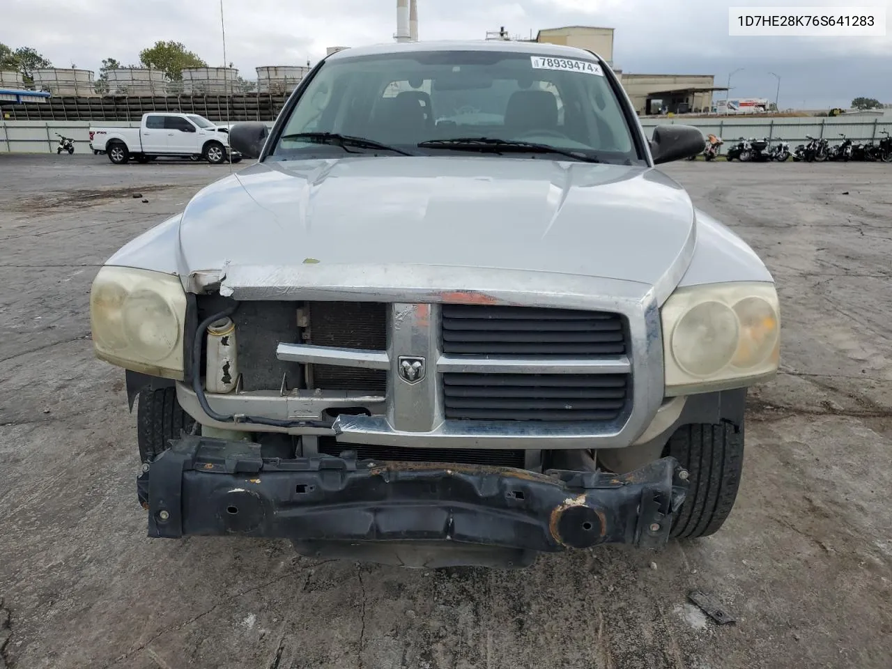 2006 Dodge Dakota Quad VIN: 1D7HE28K76S641283 Lot: 78939474