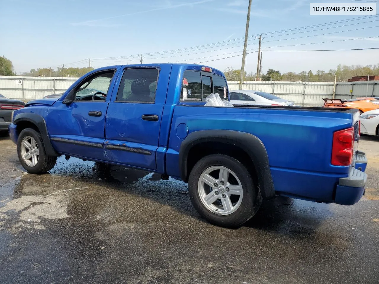 2007 Dodge Dakota Quad Slt VIN: 1D7HW48P17S215885 Lot: 47779764