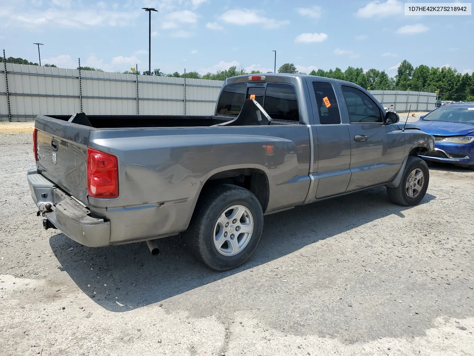 1D7HE42K27S218942 2007 Dodge Dakota Slt