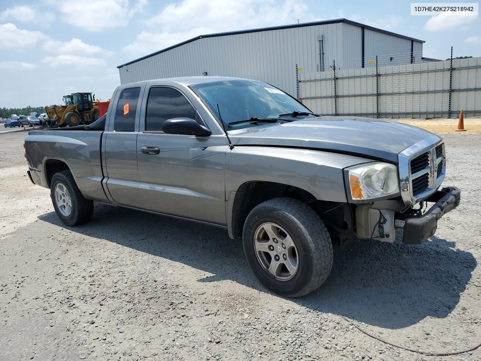 2007 Dodge Dakota Slt VIN: 1D7HE42K27S218942 Lot: 60417554