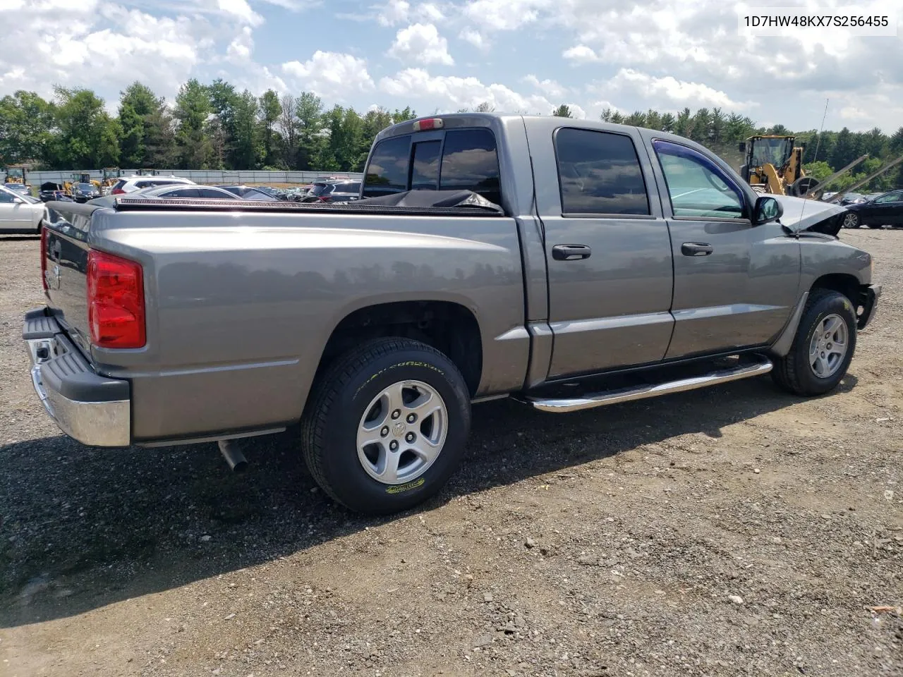 2007 Dodge Dakota Quad Slt VIN: 1D7HW48KX7S256455 Lot: 62001464