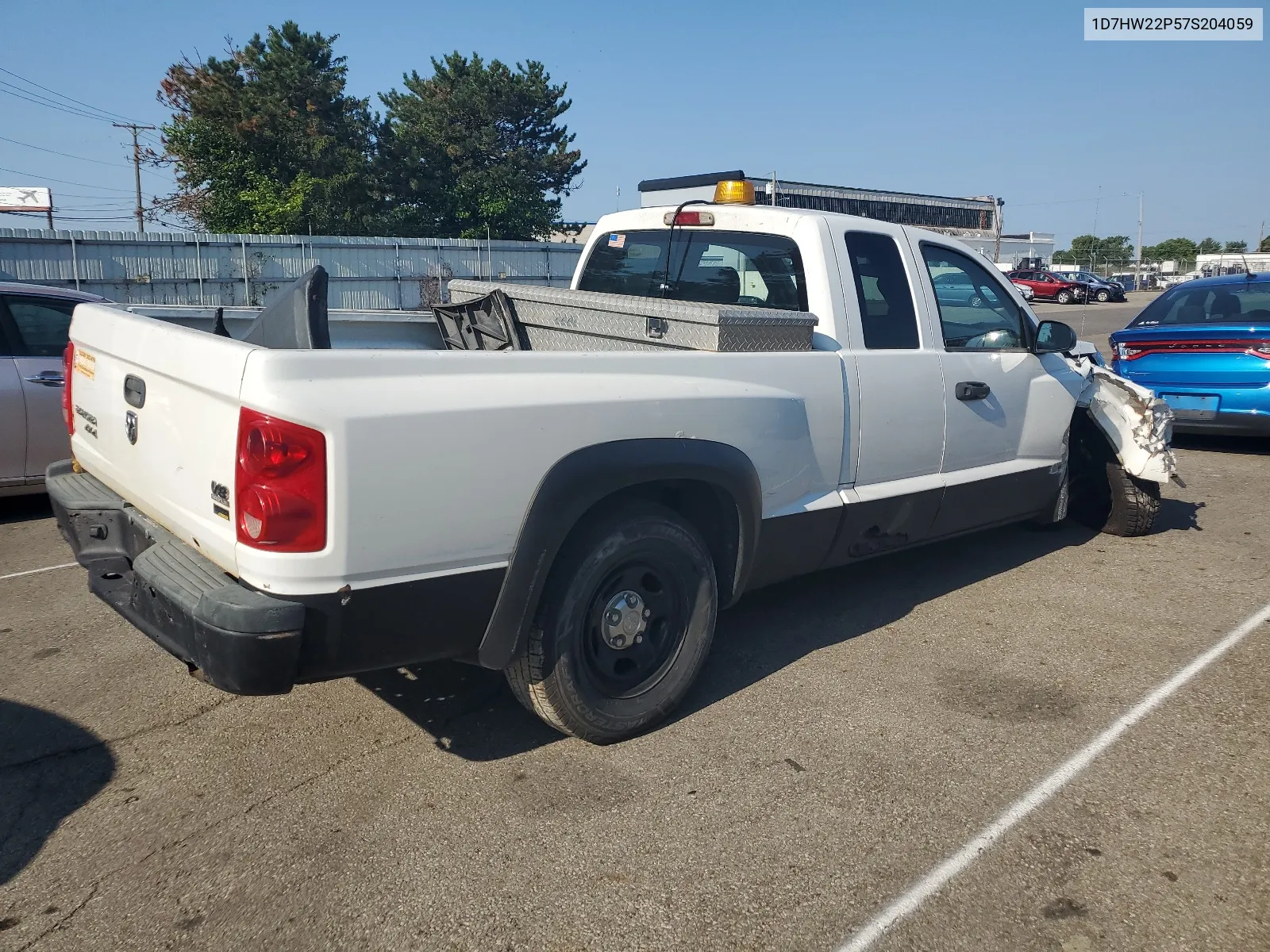 2007 Dodge Dakota St VIN: 1D7HW22P57S204059 Lot: 66620414