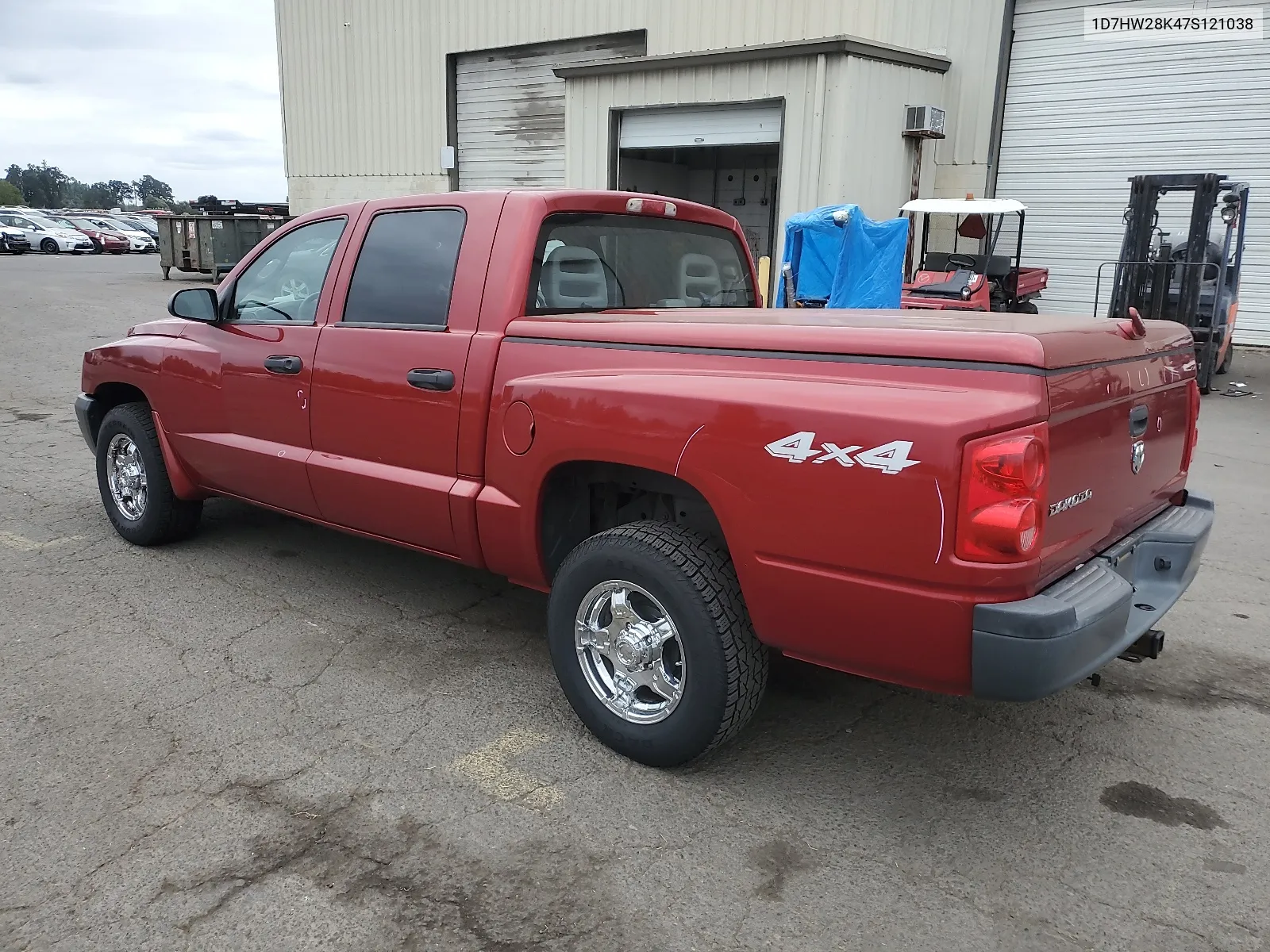 2007 Dodge Dakota Quad VIN: 1D7HW28K47S121038 Lot: 66915194