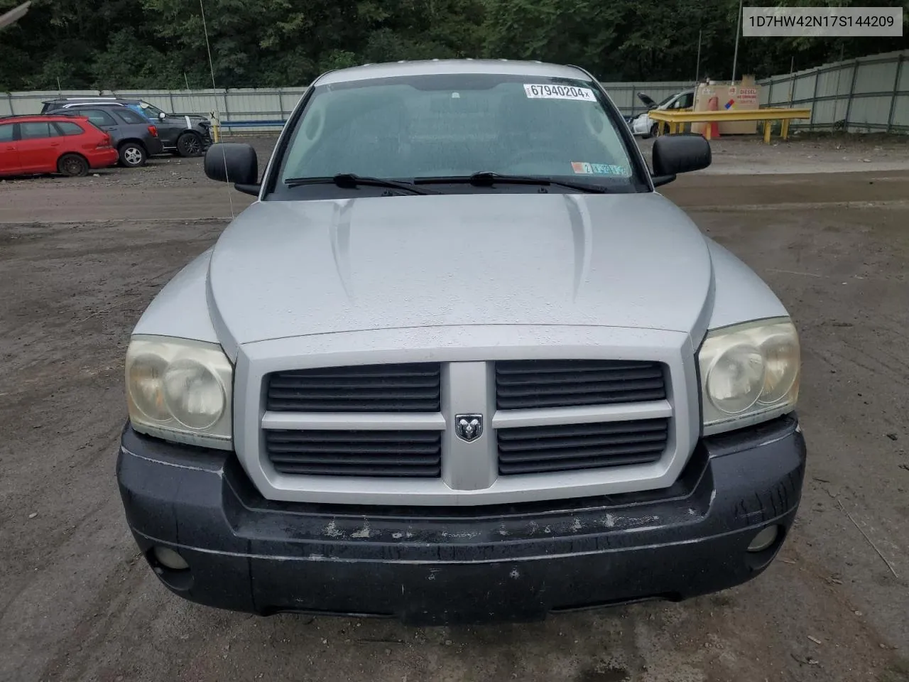 2007 Dodge Dakota Slt VIN: 1D7HW42N17S144209 Lot: 67940204