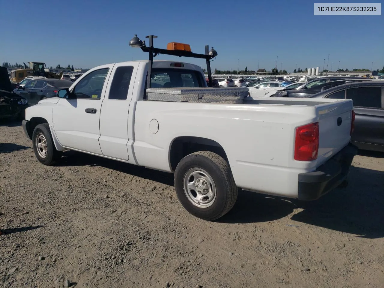 2007 Dodge Dakota St VIN: 1D7HE22K87S232235 Lot: 71441684