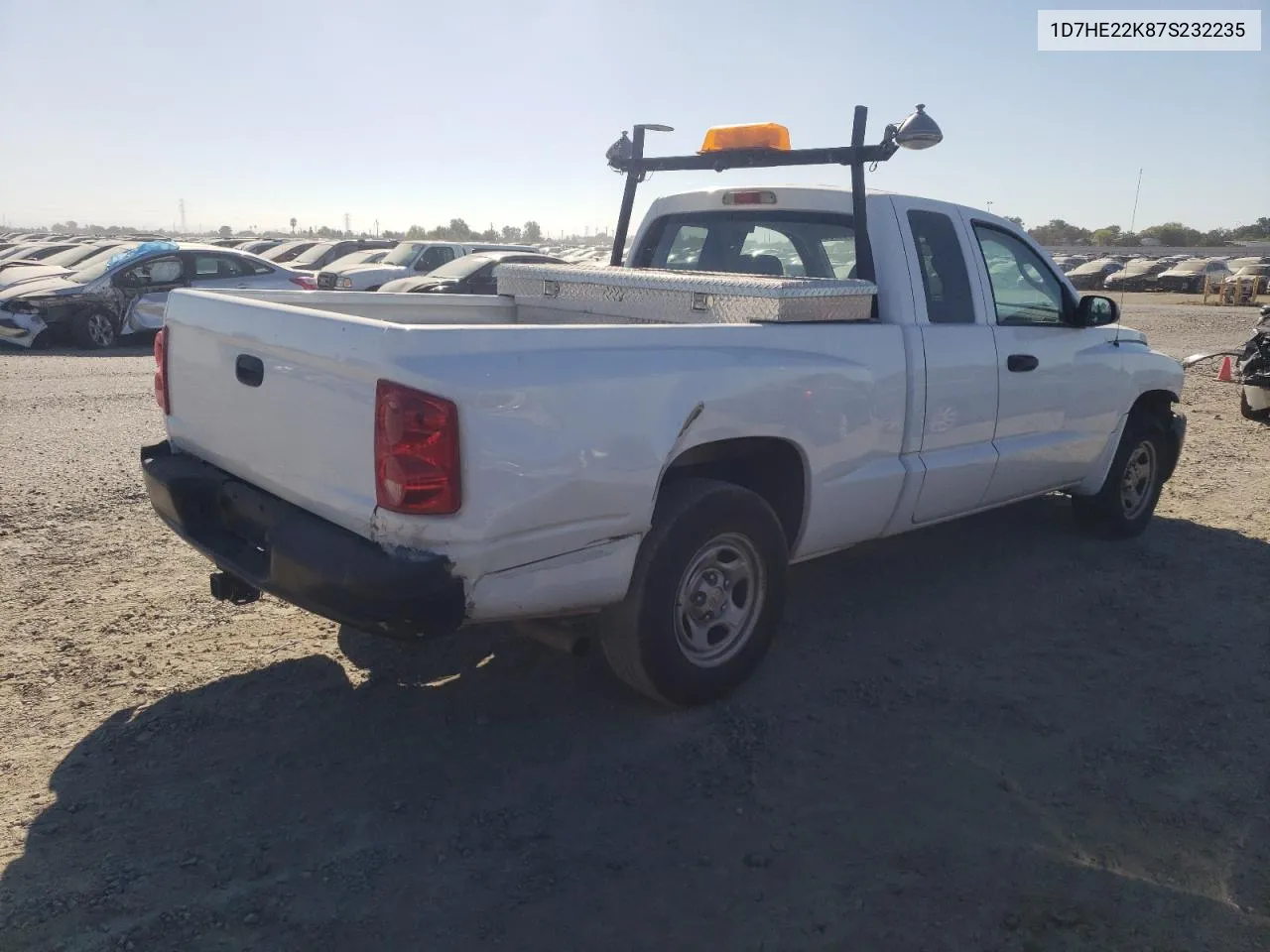 2007 Dodge Dakota St VIN: 1D7HE22K87S232235 Lot: 71441684