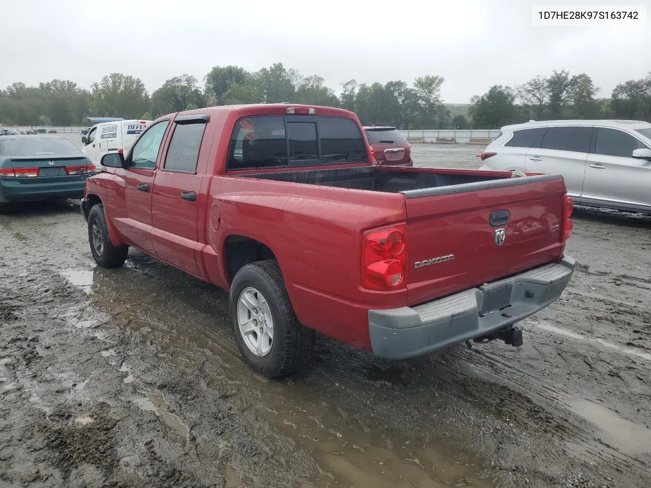 1D7HE28K97S163742 2007 Dodge Dakota Quad