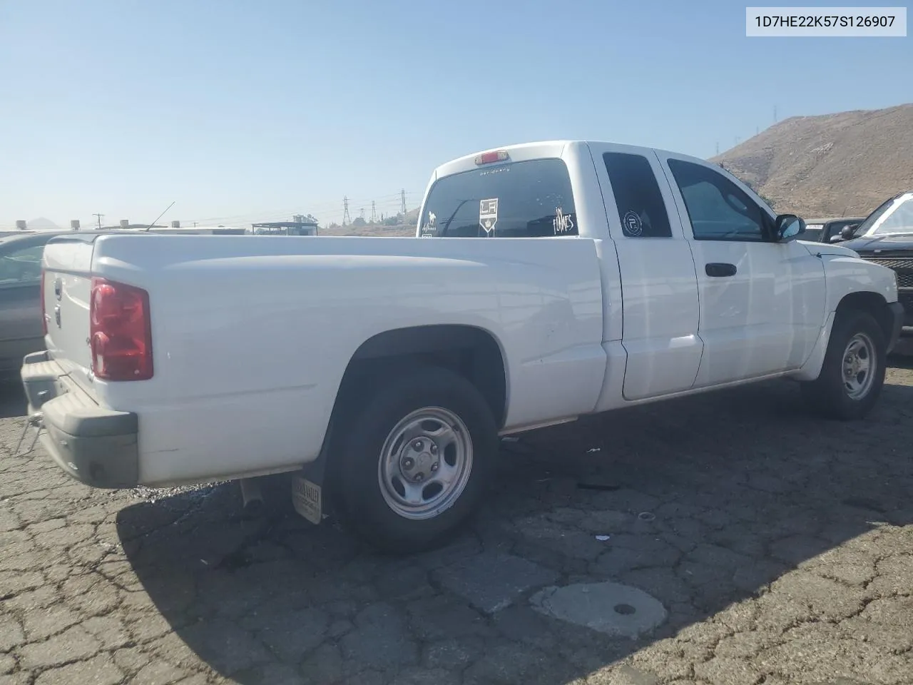 2007 Dodge Dakota St VIN: 1D7HE22K57S126907 Lot: 72798164