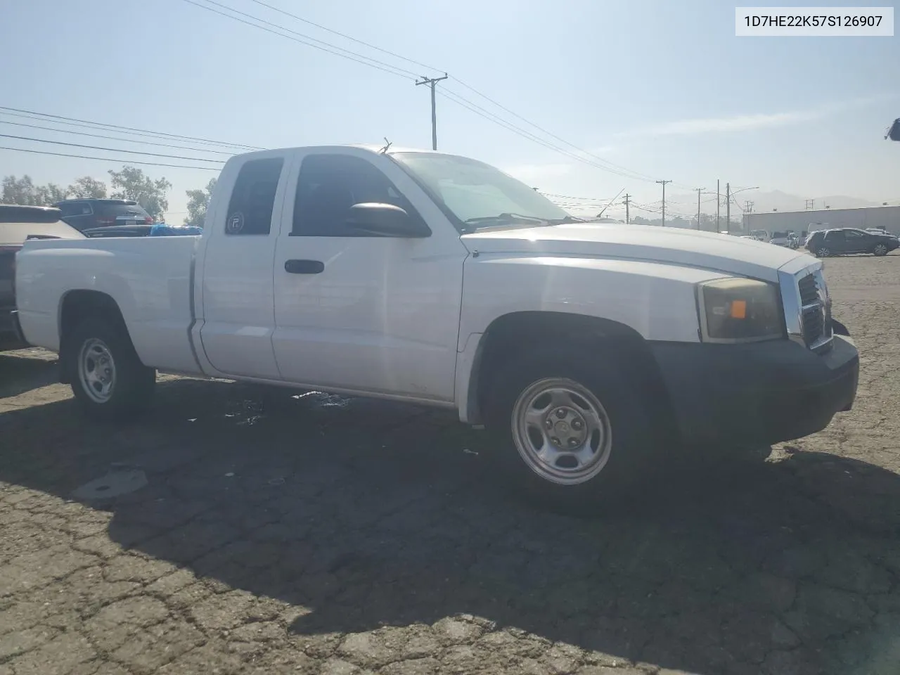 2007 Dodge Dakota St VIN: 1D7HE22K57S126907 Lot: 72798164