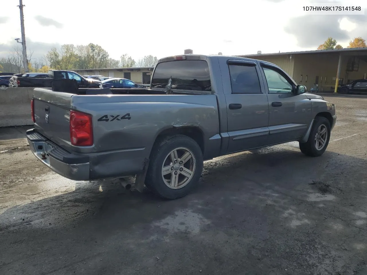 2007 Dodge Dakota Quad Slt VIN: 1D7HW48K17S141548 Lot: 74875484