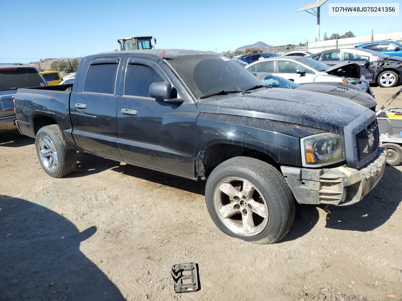 2007 Dodge Dakota Quad Slt VIN: 1D7HW48J07S241356 Lot: 75355384