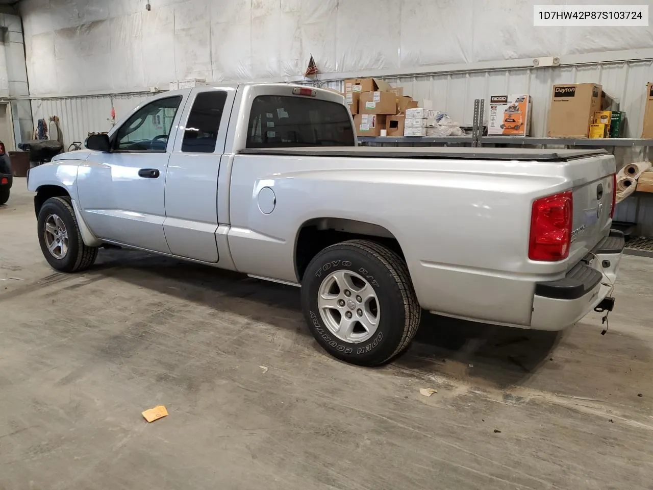 2007 Dodge Dakota Slt VIN: 1D7HW42P87S103724 Lot: 76830024