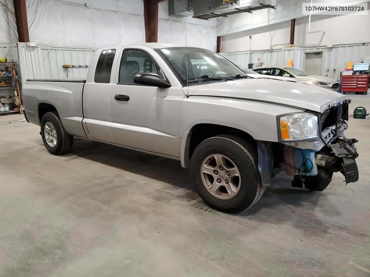 2007 Dodge Dakota Slt VIN: 1D7HW42P87S103724 Lot: 76830024