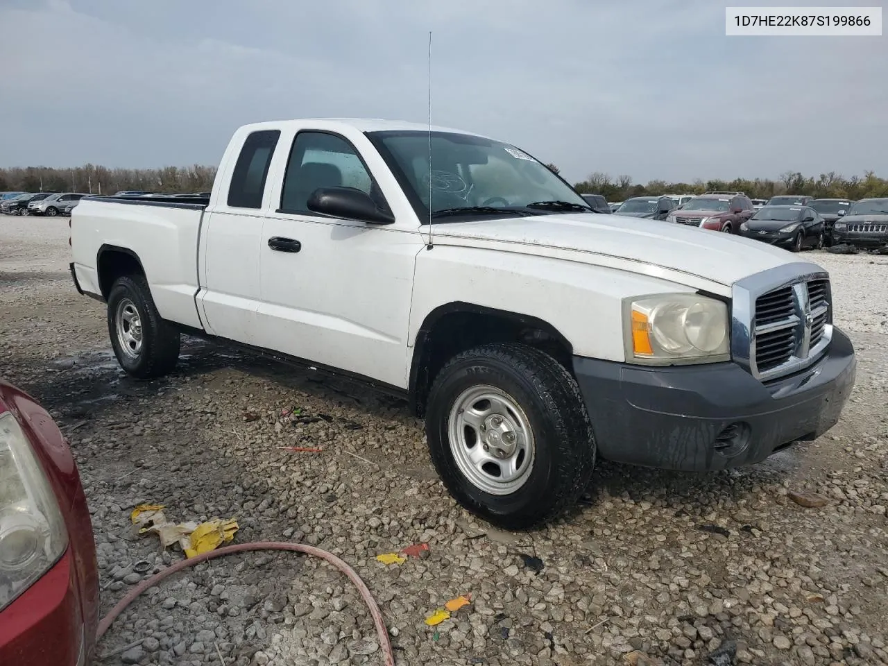 2007 Dodge Dakota St VIN: 1D7HE22K87S199866 Lot: 78001294