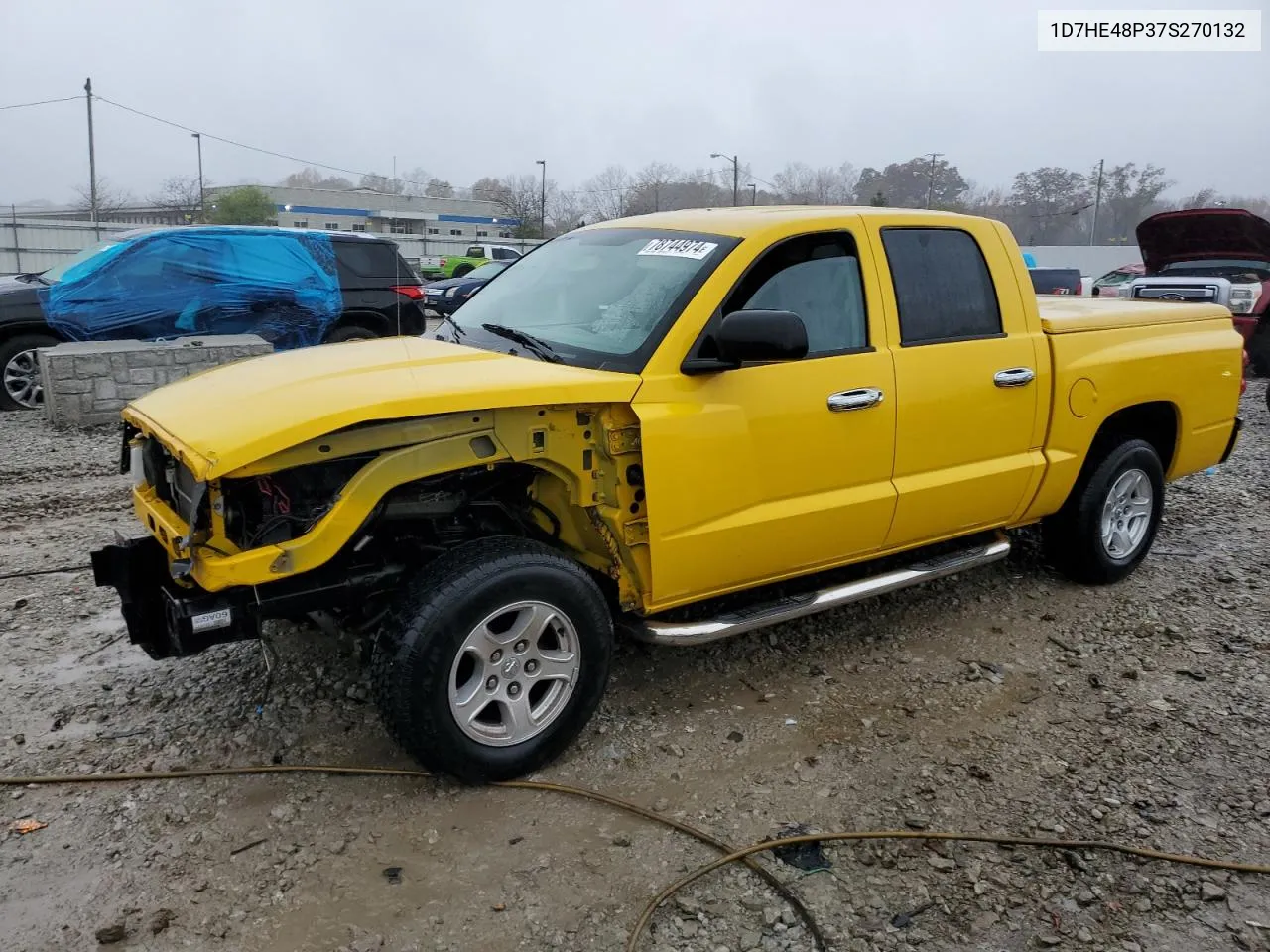 2007 Dodge Dakota Quad Slt VIN: 1D7HE48P37S270132 Lot: 78744974