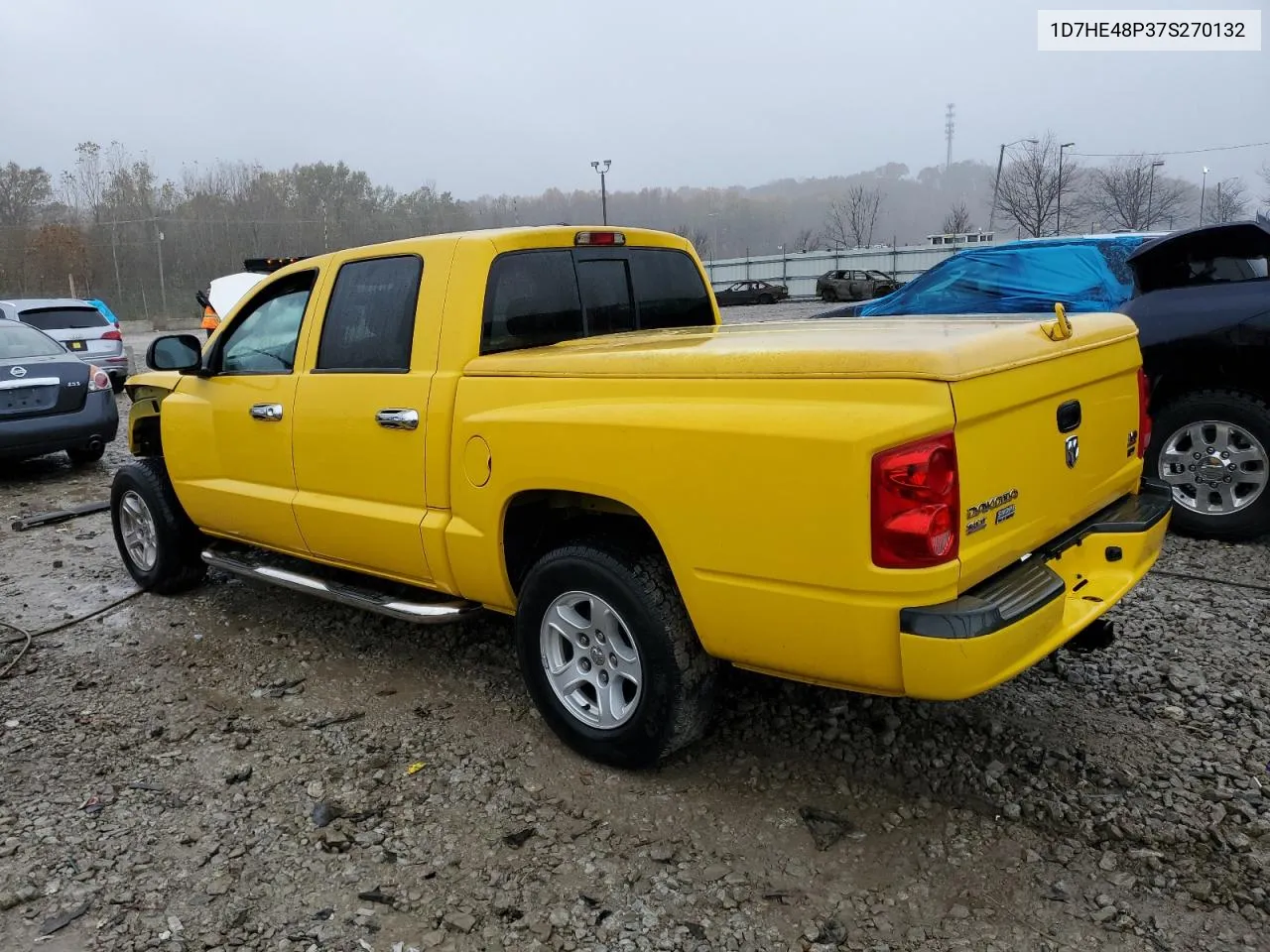 2007 Dodge Dakota Quad Slt VIN: 1D7HE48P37S270132 Lot: 78744974