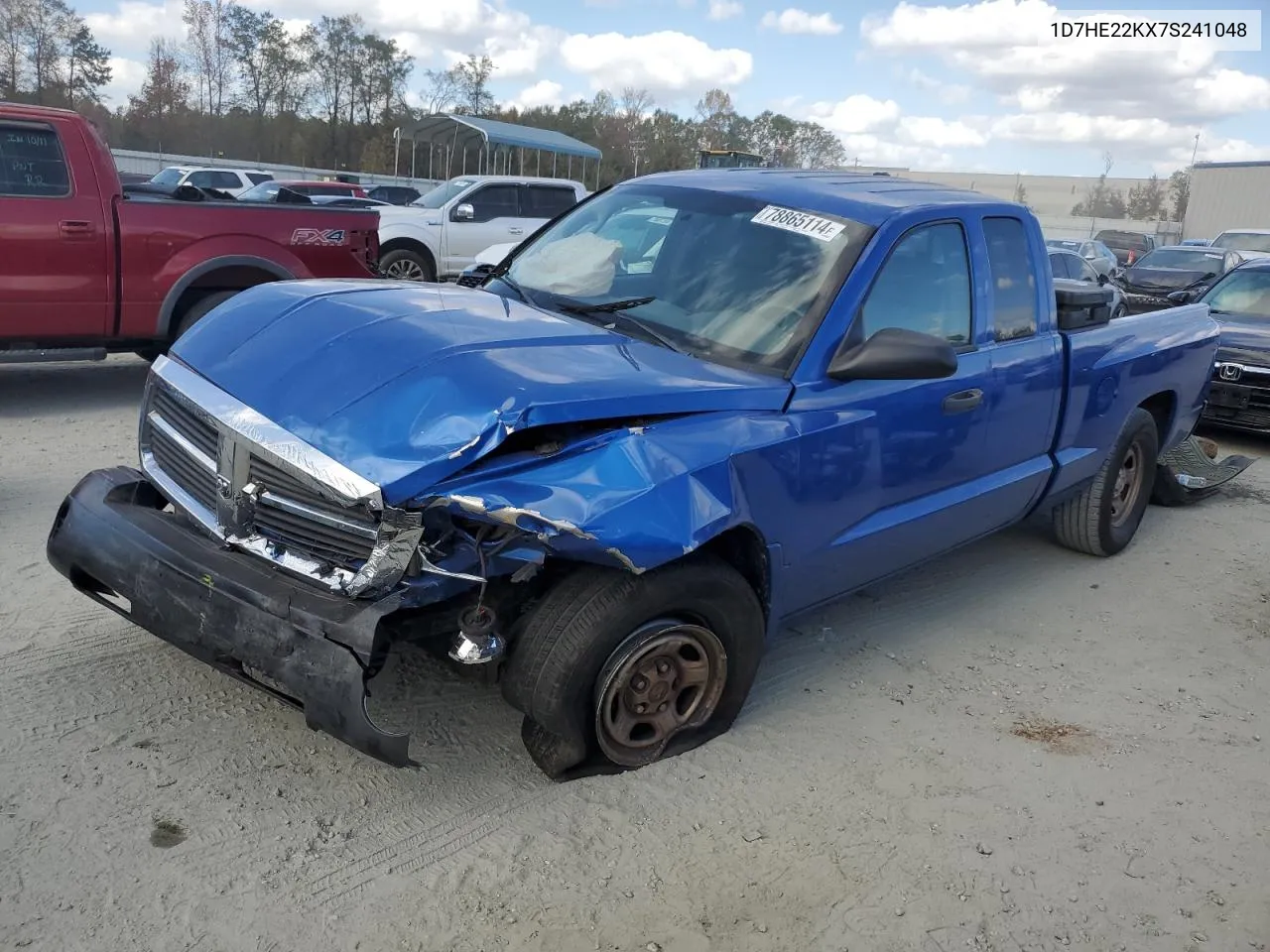 2007 Dodge Dakota St VIN: 1D7HE22KX7S241048 Lot: 78865114