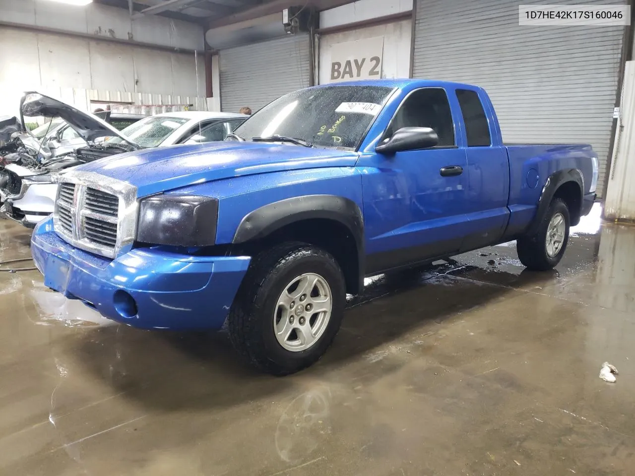 2007 Dodge Dakota Slt VIN: 1D7HE42K17S160046 Lot: 79077404