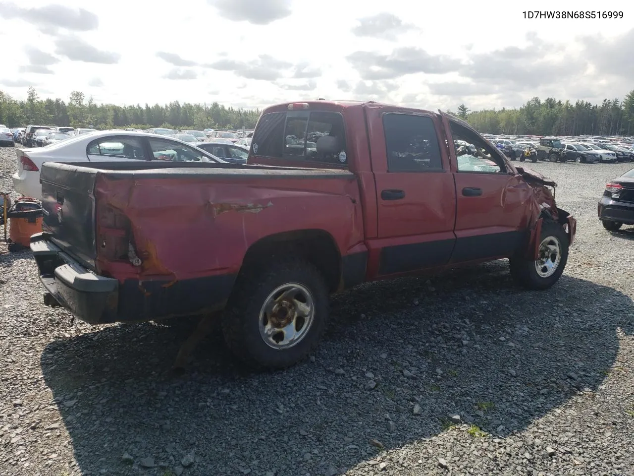 2008 Dodge Dakota Sxt VIN: 1D7HW38N68S516999 Lot: 45279814