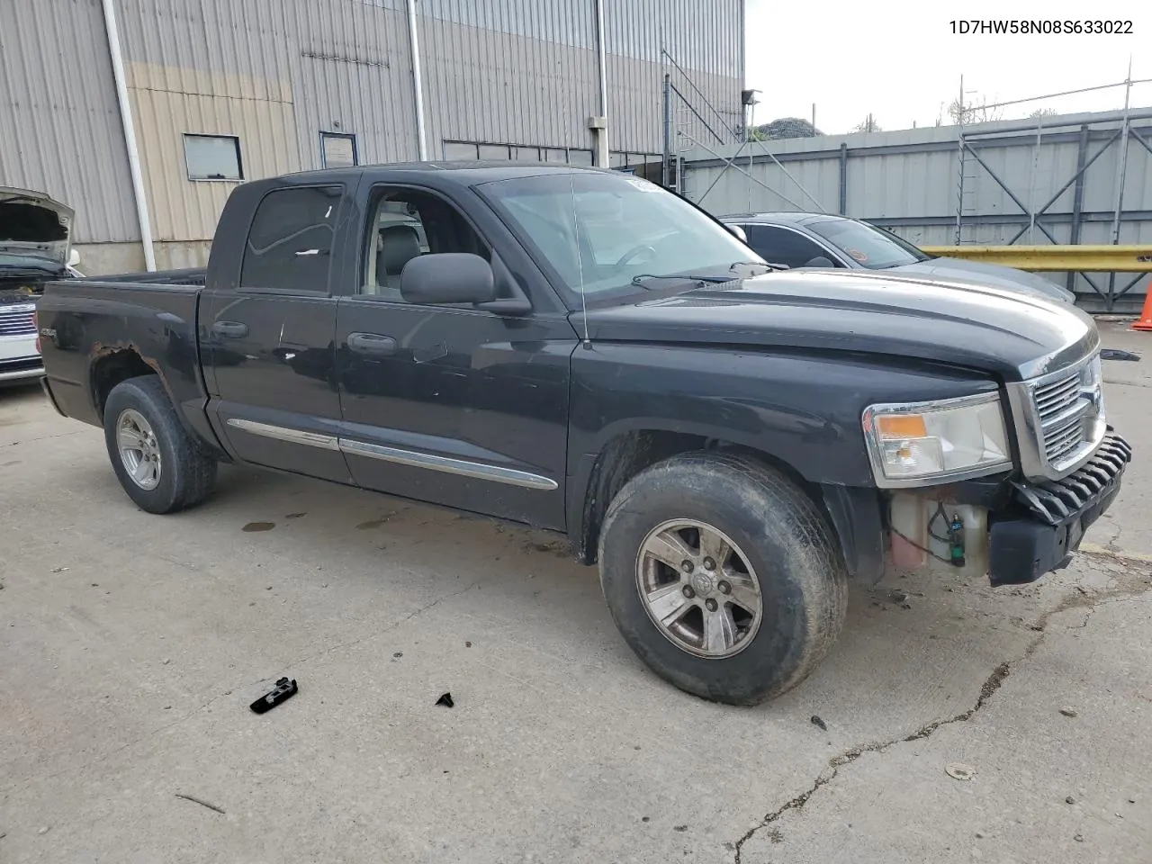 1D7HW58N08S633022 2008 Dodge Dakota Quad Laramie