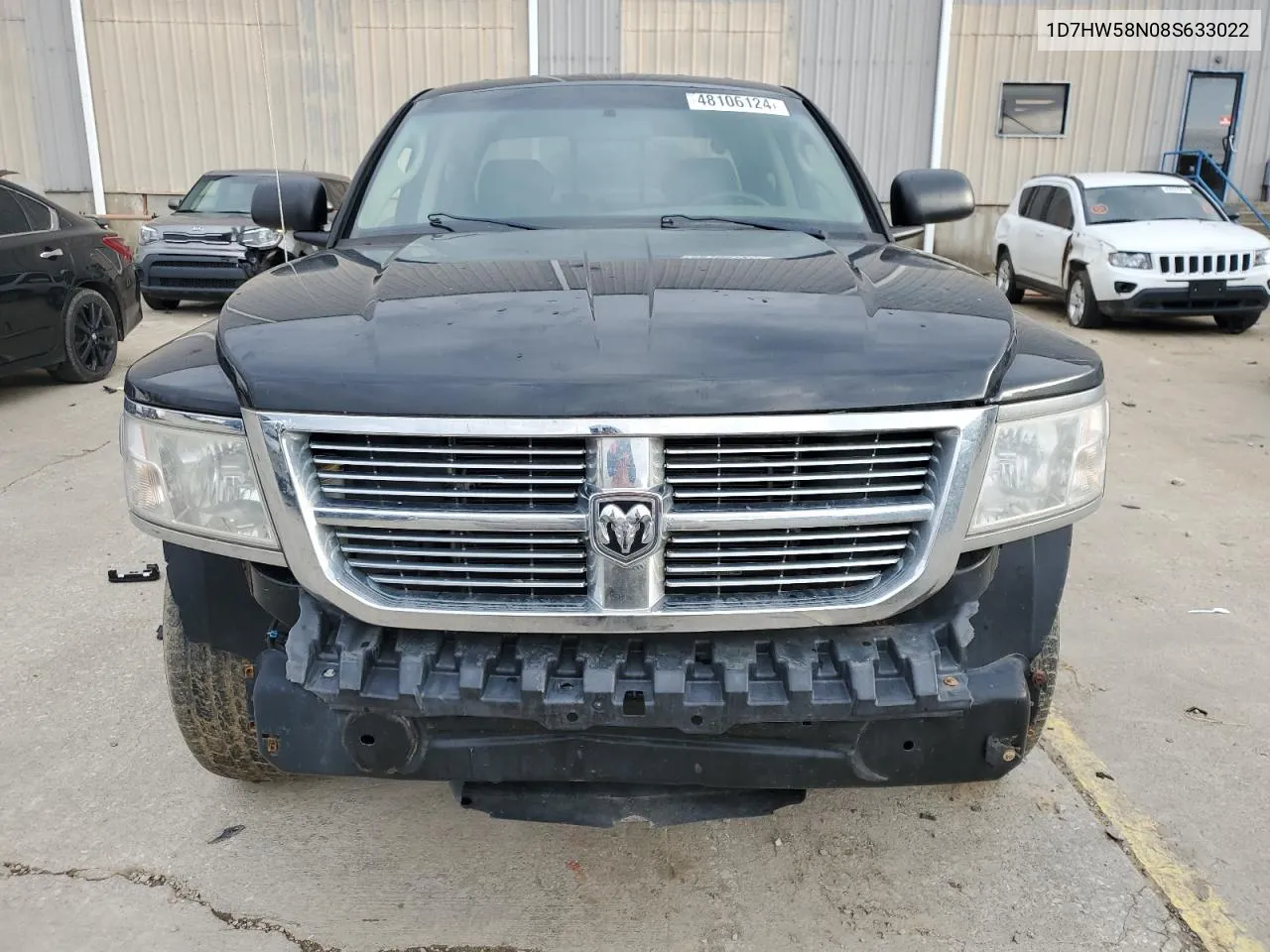 1D7HW58N08S633022 2008 Dodge Dakota Quad Laramie