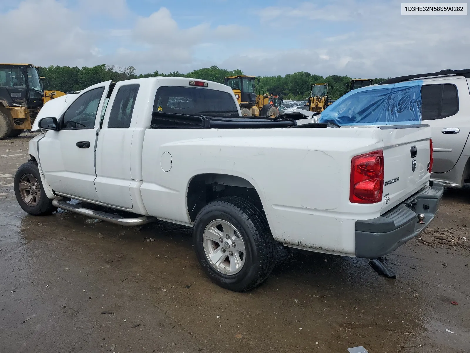 2008 Dodge Dakota Sxt VIN: 1D3HE32N58S590282 Lot: 55192374