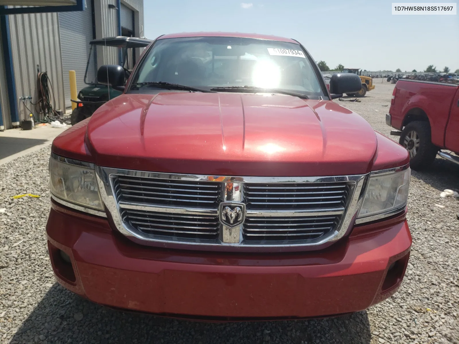 1D7HW58N18S517697 2008 Dodge Dakota Quad Laramie