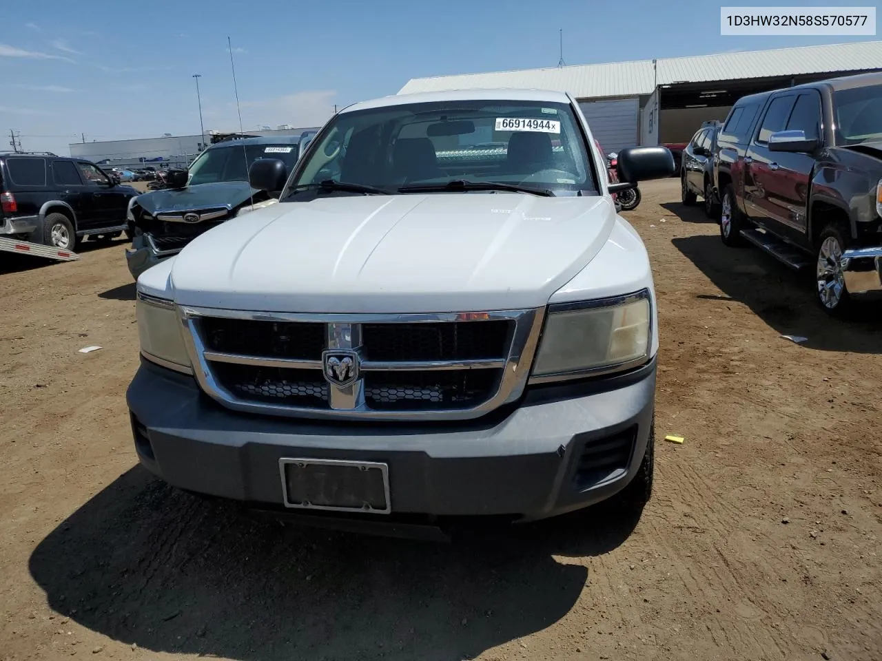 2008 Dodge Dakota Sxt VIN: 1D3HW32N58S570577 Lot: 66914944