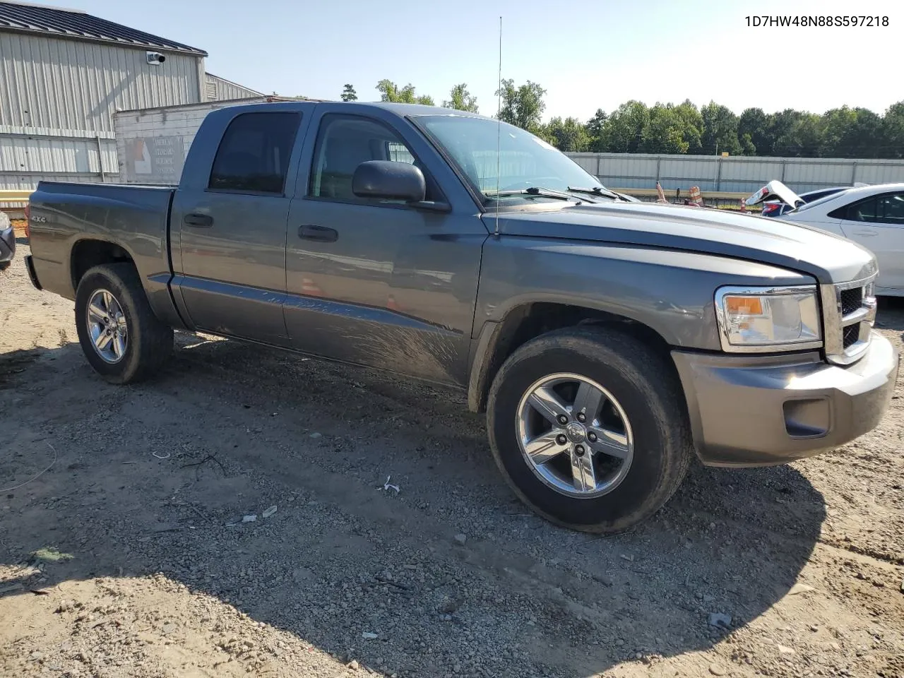 1D7HW48N88S597218 2008 Dodge Dakota Quad Slt