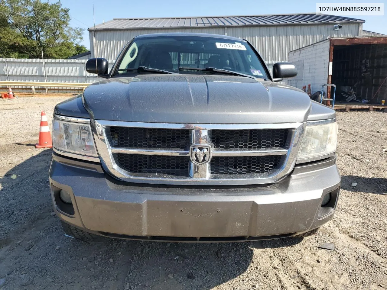 2008 Dodge Dakota Quad Slt VIN: 1D7HW48N88S597218 Lot: 67827944