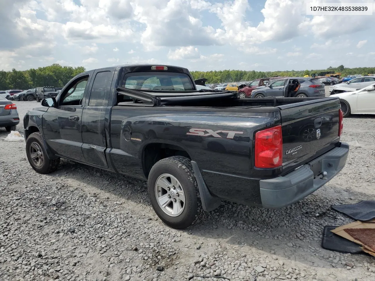 2008 Dodge Dakota Sxt VIN: 1D7HE32K48S538839 Lot: 67833384