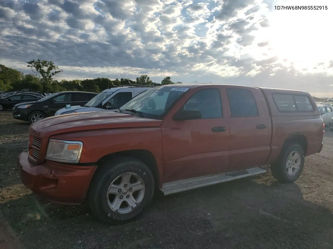 2008 Dodge Dakota Sport VIN: 1D7HW68N98S552915 Lot: 72292374