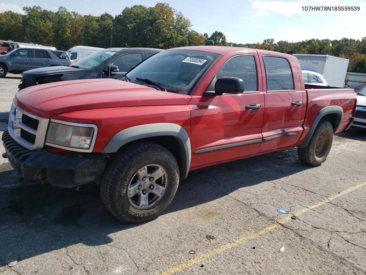 2008 Dodge Dakota Trx VIN: 1D7HW78N18S559539 Lot: 73598394