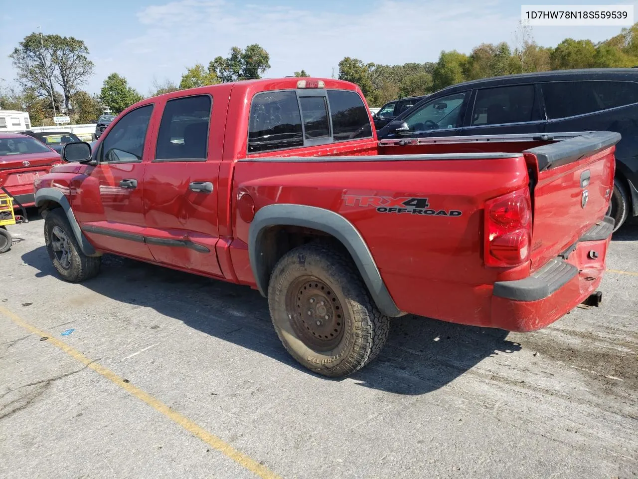 2008 Dodge Dakota Trx VIN: 1D7HW78N18S559539 Lot: 73598394