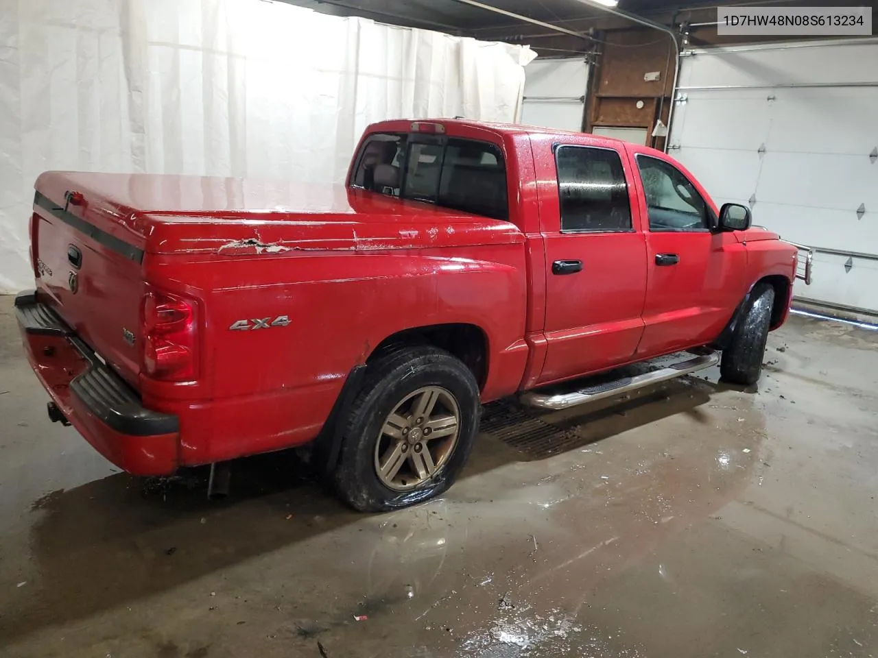 2008 Dodge Dakota Quad Slt VIN: 1D7HW48N08S613234 Lot: 74524974