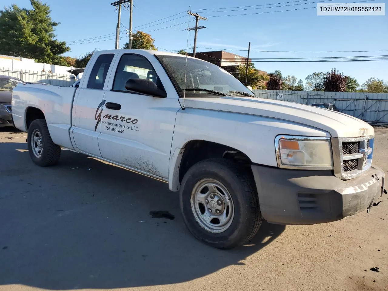 1D7HW22K08S552423 2008 Dodge Dakota St