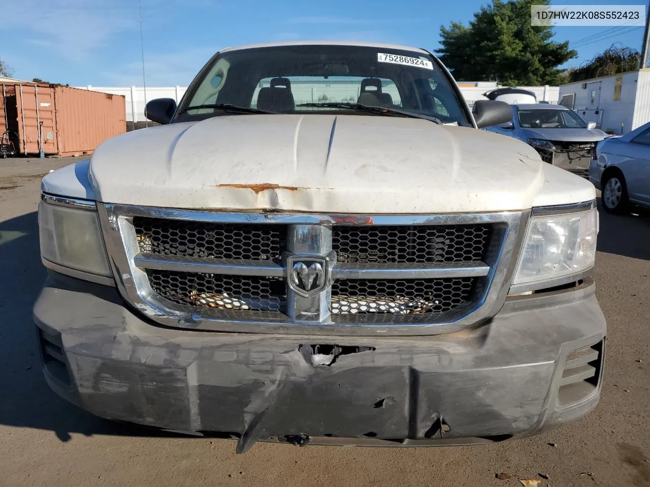 2008 Dodge Dakota St VIN: 1D7HW22K08S552423 Lot: 75286924