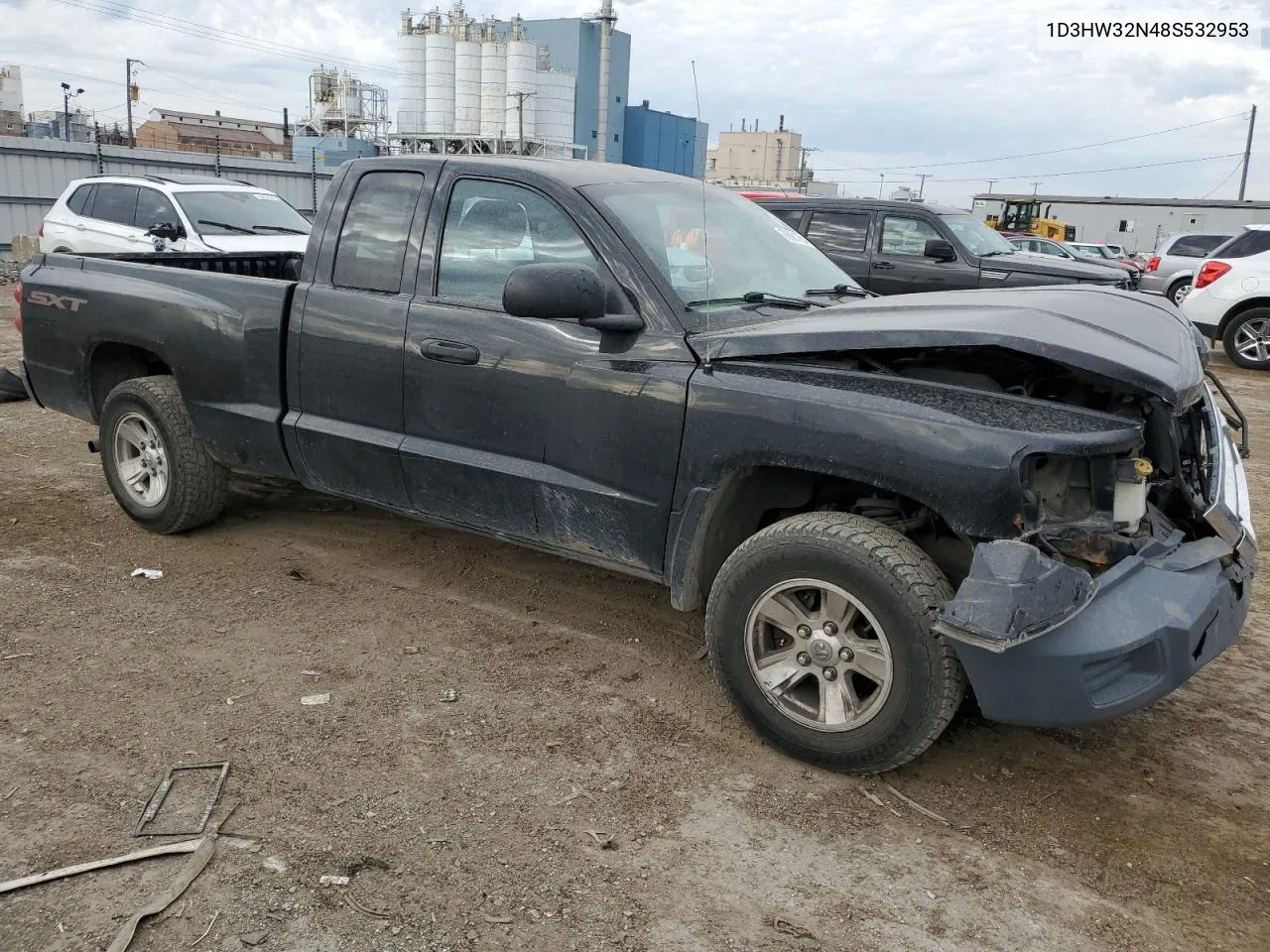 2008 Dodge Dakota Sxt VIN: 1D3HW32N48S532953 Lot: 76981754