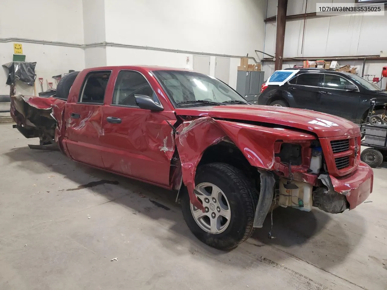 2008 Dodge Dakota Sxt VIN: 1D7HW38N38S535025 Lot: 77204754